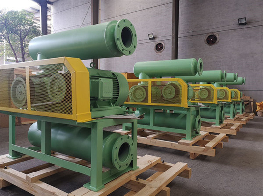 10" 80kpa 71.52m3/Min 132kw حديد صب ثلاثة أجزاء الجذور المنفخة