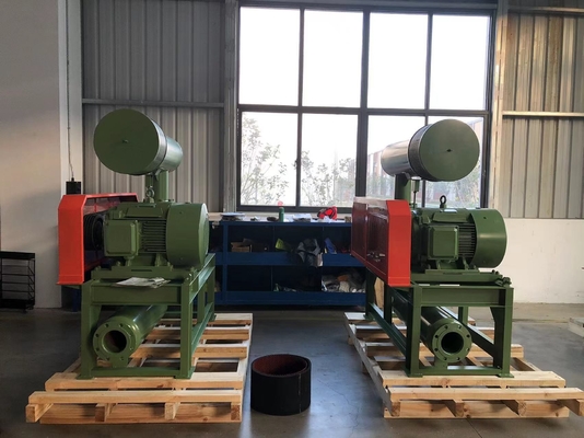 RPM1500 DN150 50Kpa مضخة جذور ثلاثية الأقسام لمعالجة المياه،معالجة مياه الصرف الصحي،التربية المائية وتربية الأسماك