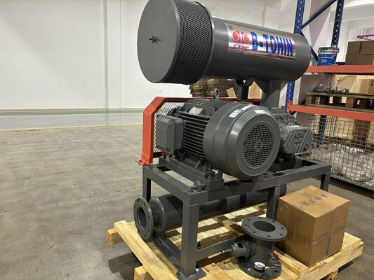 DN40 (1.5'') Three Lobes Roots Blower with 0.37-1.11 m³/min Air Capacity and 2300 rpm Max Speed