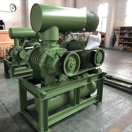 التدفق المحوري الأخضر ثلاثة أجزاء الجذور المنفخة BK8024S 90KW لمعالجة المياه
