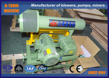 10KPA - 80KPA الضغط ثلاثة أجزاء الجذور النفخة DN40 تبريد الهواء، التثبيت الرأسي