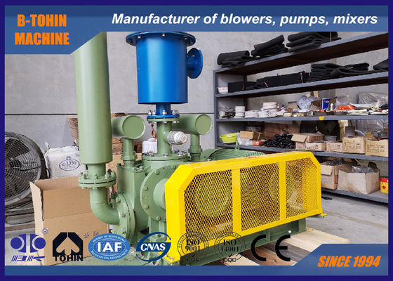 DN150 (6 ") 27.19m3 / min 45kw -70KPA مضخة فراغ منفاخ