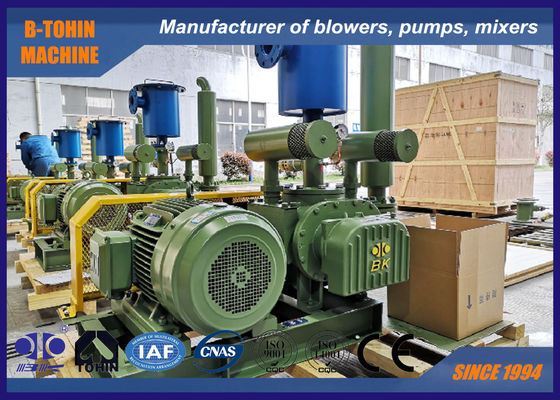 DN150 (6 ") 27.19m3 / min 45kw -70KPA مضخة فراغ منفاخ