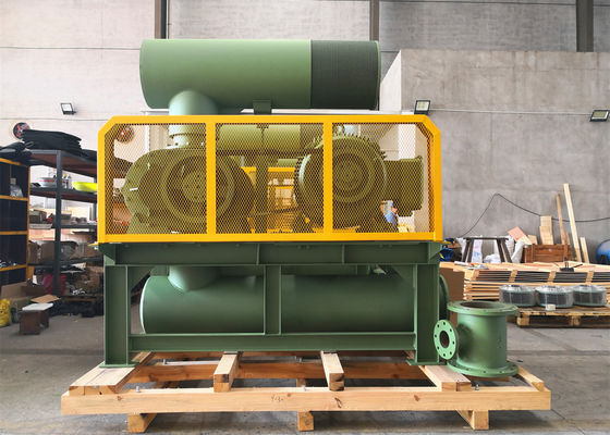 10" 80kpa 71.52m3/Min 132kw حديد صب ثلاثة أجزاء الجذور المنفخة