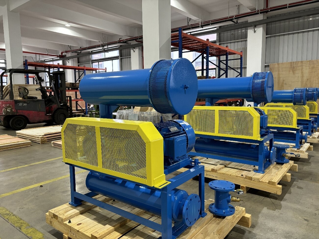 65 2.5 بوصة ميناء ضياء ارتفاع ضغط الجذور منفاخ ثلاثي الفص ضجيج منخفض