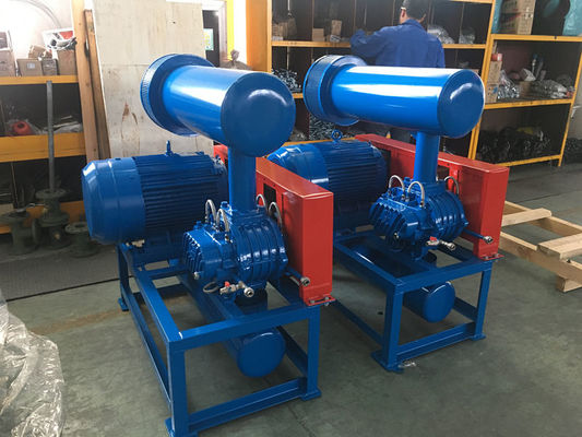 DN200 مبرد بالماء منفاخ ذو ثلاث جذر ضغط أقصى 100KPA