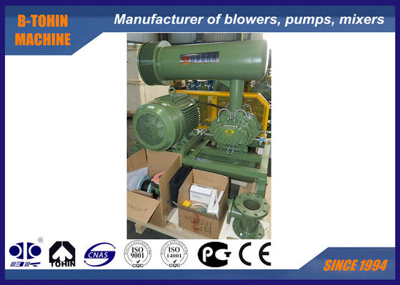DN100 الجذور الروتاري لوب التهوية منفاخ مع ضغط ماكسيوموم 100KPA